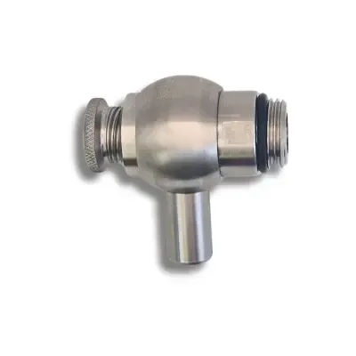 PIPA 1/2″ inox za ulje, zakretni kotačić